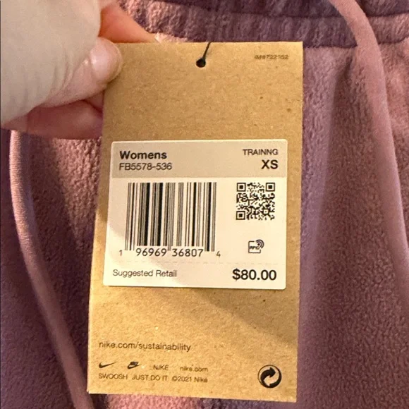 Nike Women's Dusty Pink Joggers - Picture 4 of 6